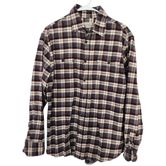 JACHS Other - JACHS Plaid Button Down Shirt M Minimalist Relaxed Casual Western